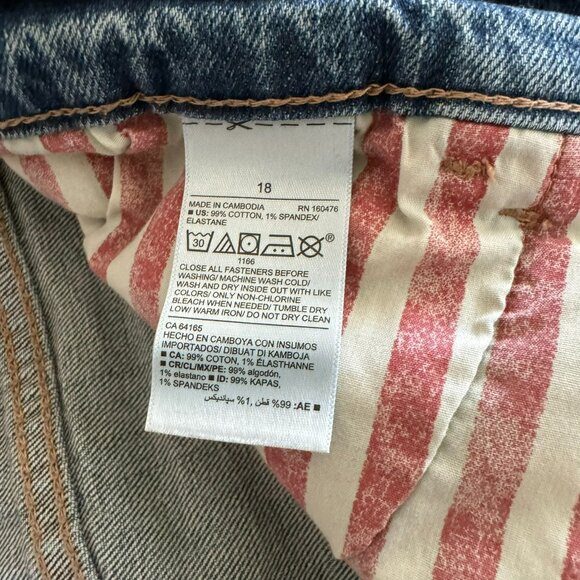 Distressed Boyfriend Old Navy American flag Shorts - Picture 4 of 5